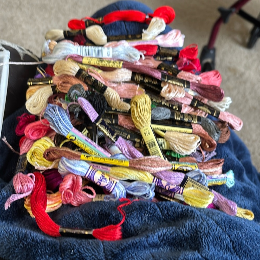 55 DMC Floss Assorted Colors